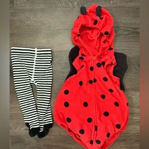 Carter's Red and Black Ladybug Costume Set